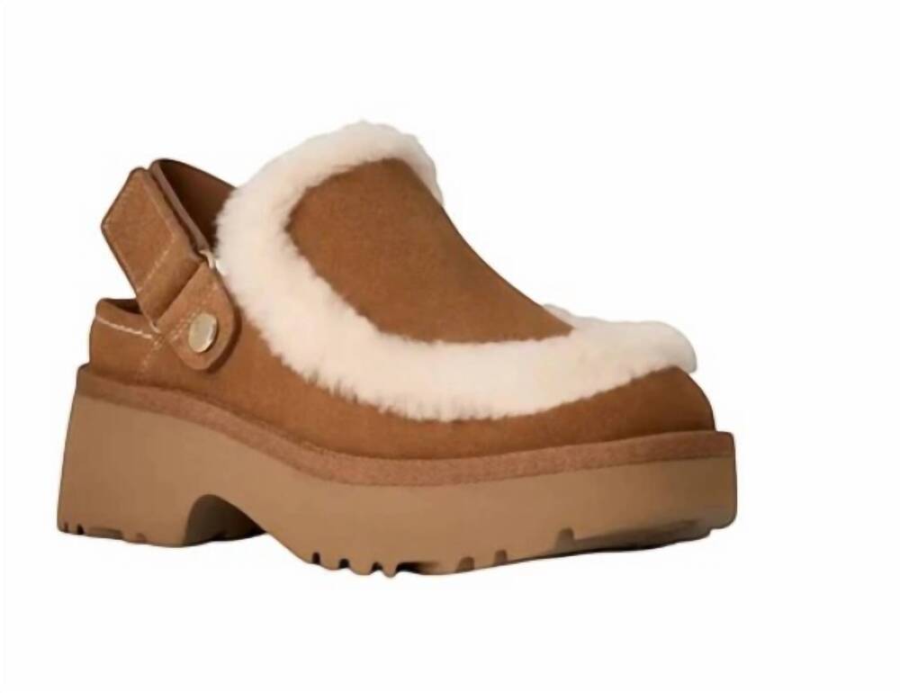 NEW UGG women's esmee clog in chestnut
